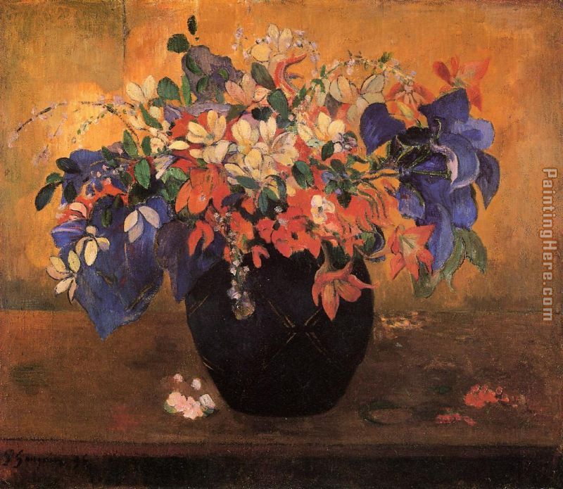 Flower Piece painting - Paul Gauguin Flower Piece art painting